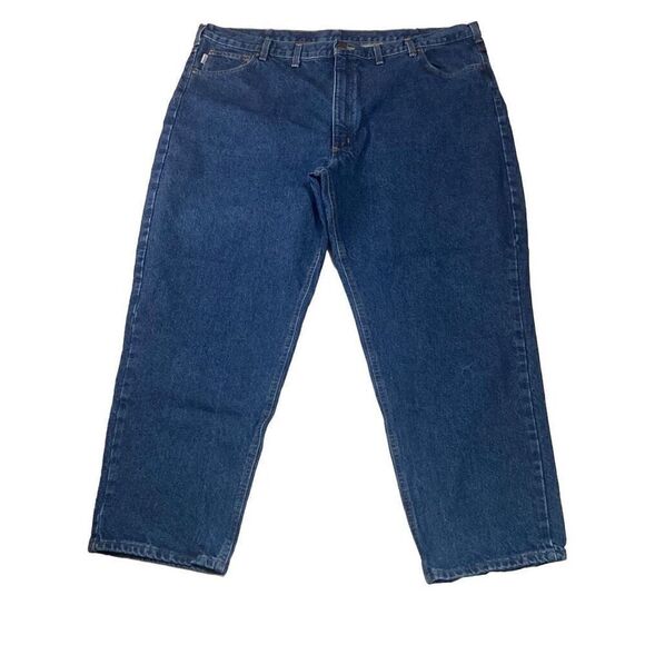 Carhartt Mens Jeans 48x30 B17 DST Relaxed Fit Tapered Leg Denim Jeans * EUC * - Picture 1 of 11